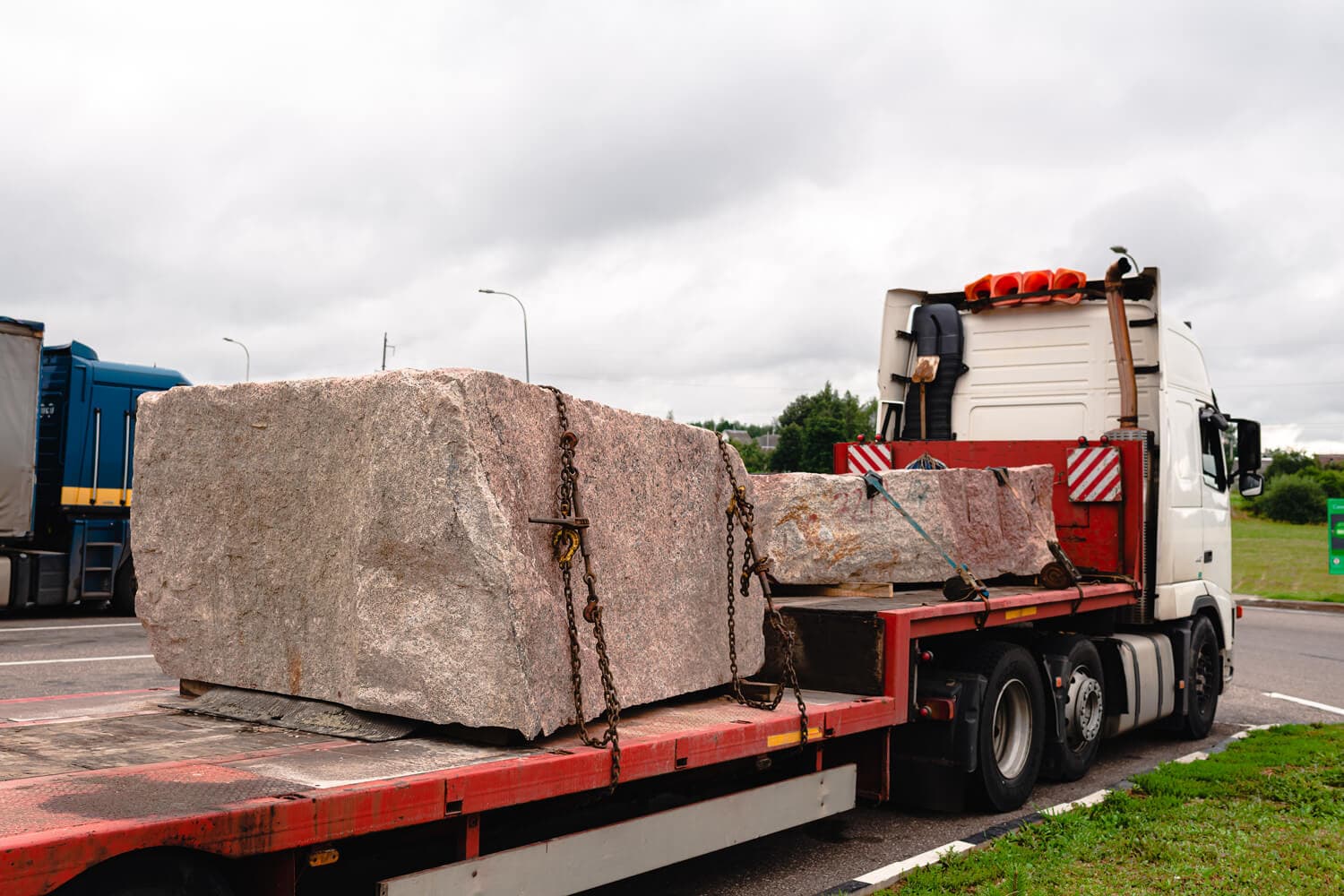 Transporte de piedra